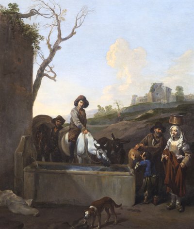 Drinking Trough by Michelangelo Cerquozzi